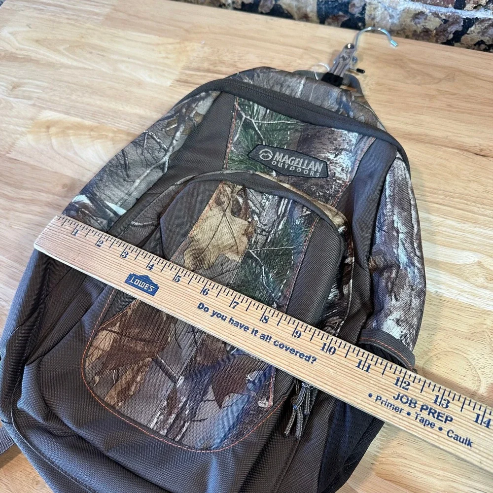 Magellan Outdoor Backpack Camo Brown Padded Bag